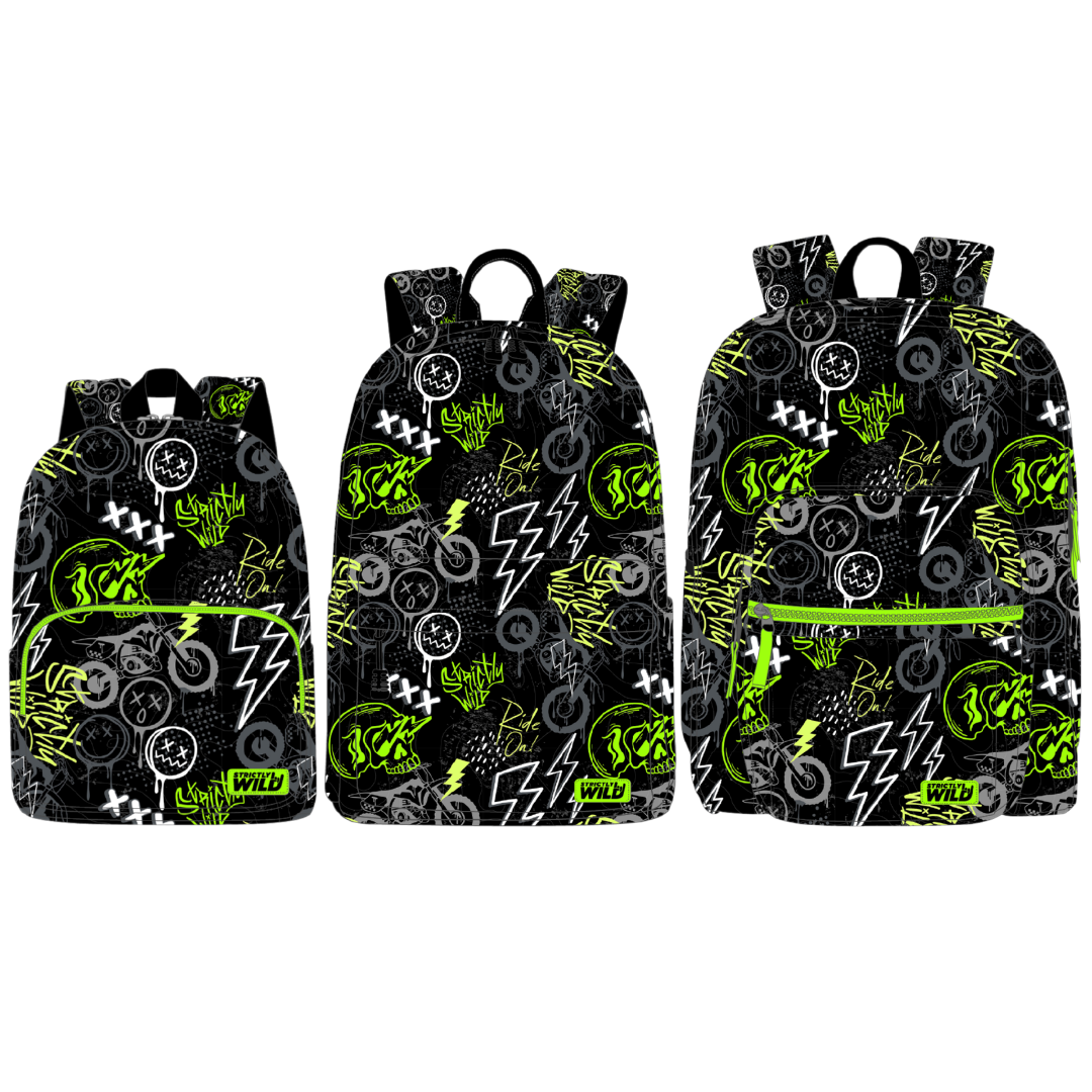 Neon Ride On Backpacks