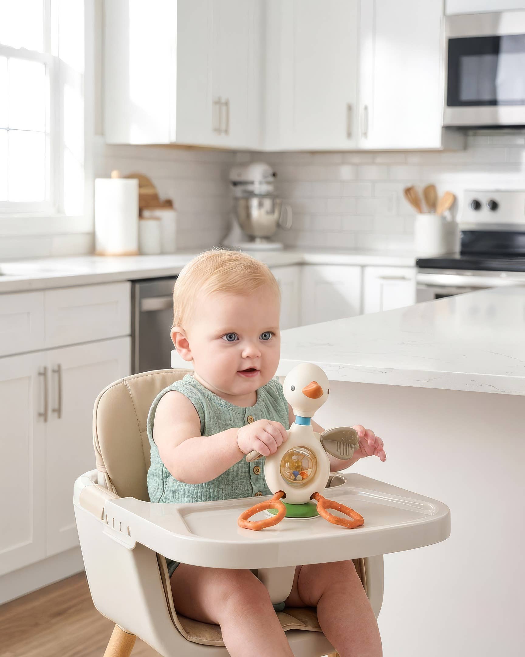 Itzy Twist & Bop™ - High Chair Sensory Toy Goose