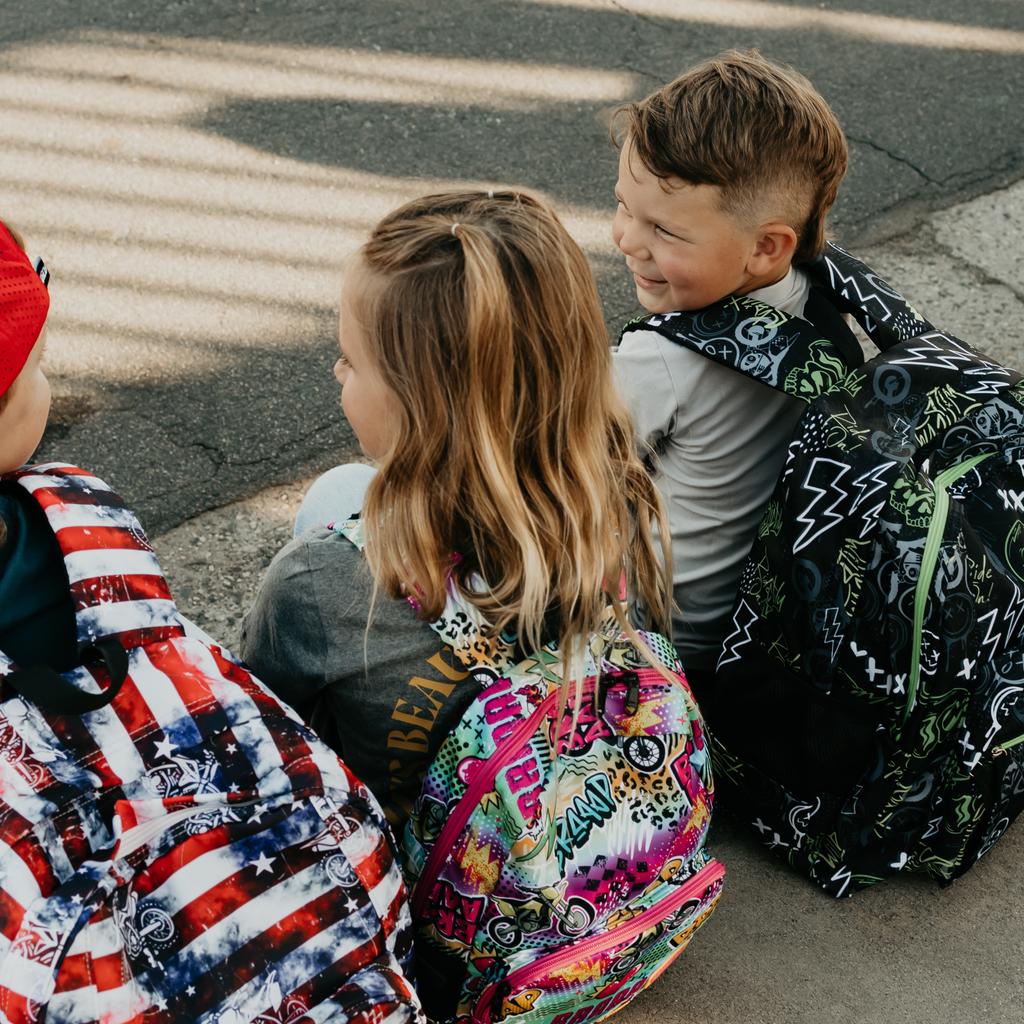Neon Ride On Backpacks