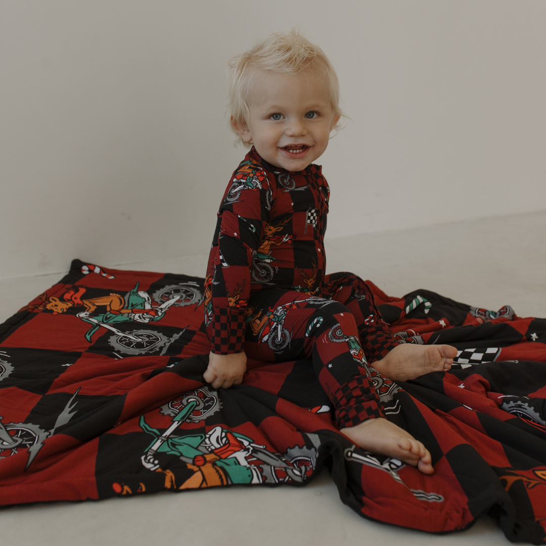 Rudolph The Red nose Racer Blanket