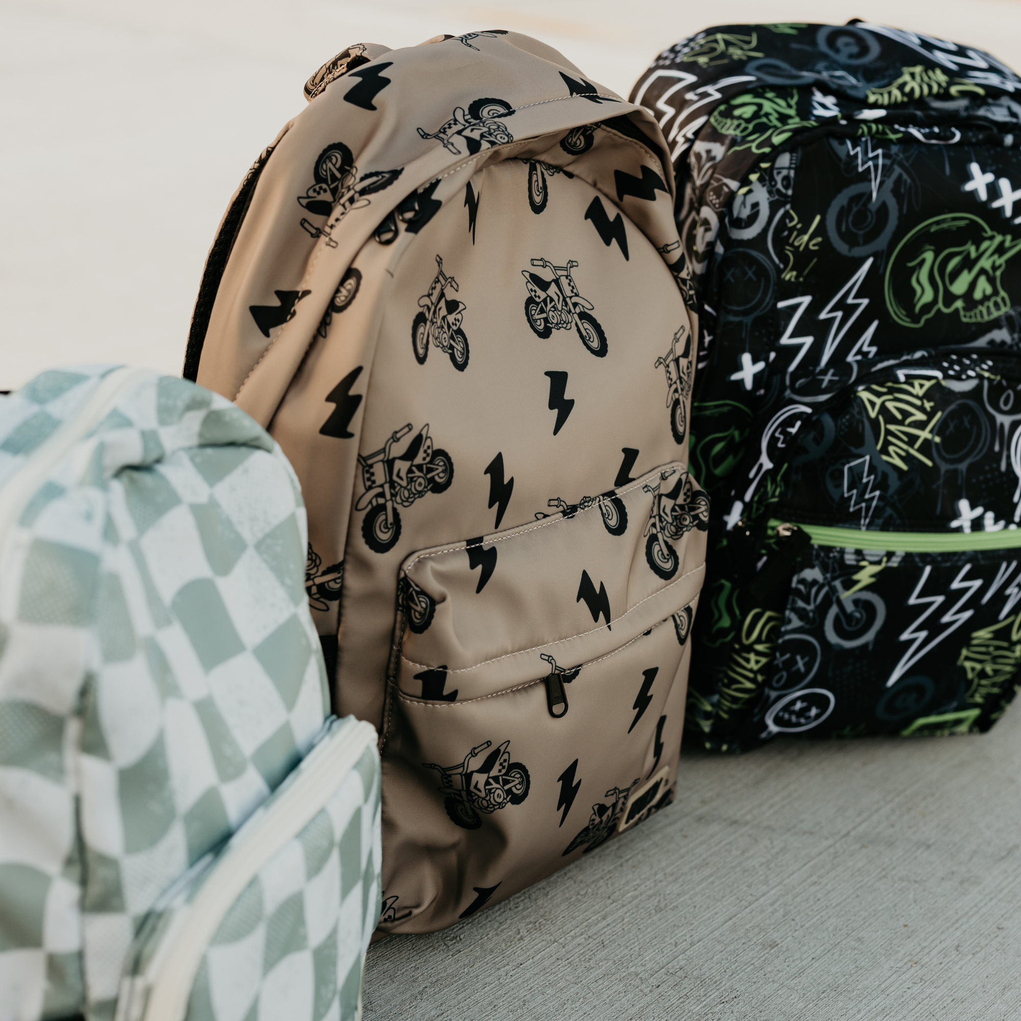 Neon Ride On Backpacks