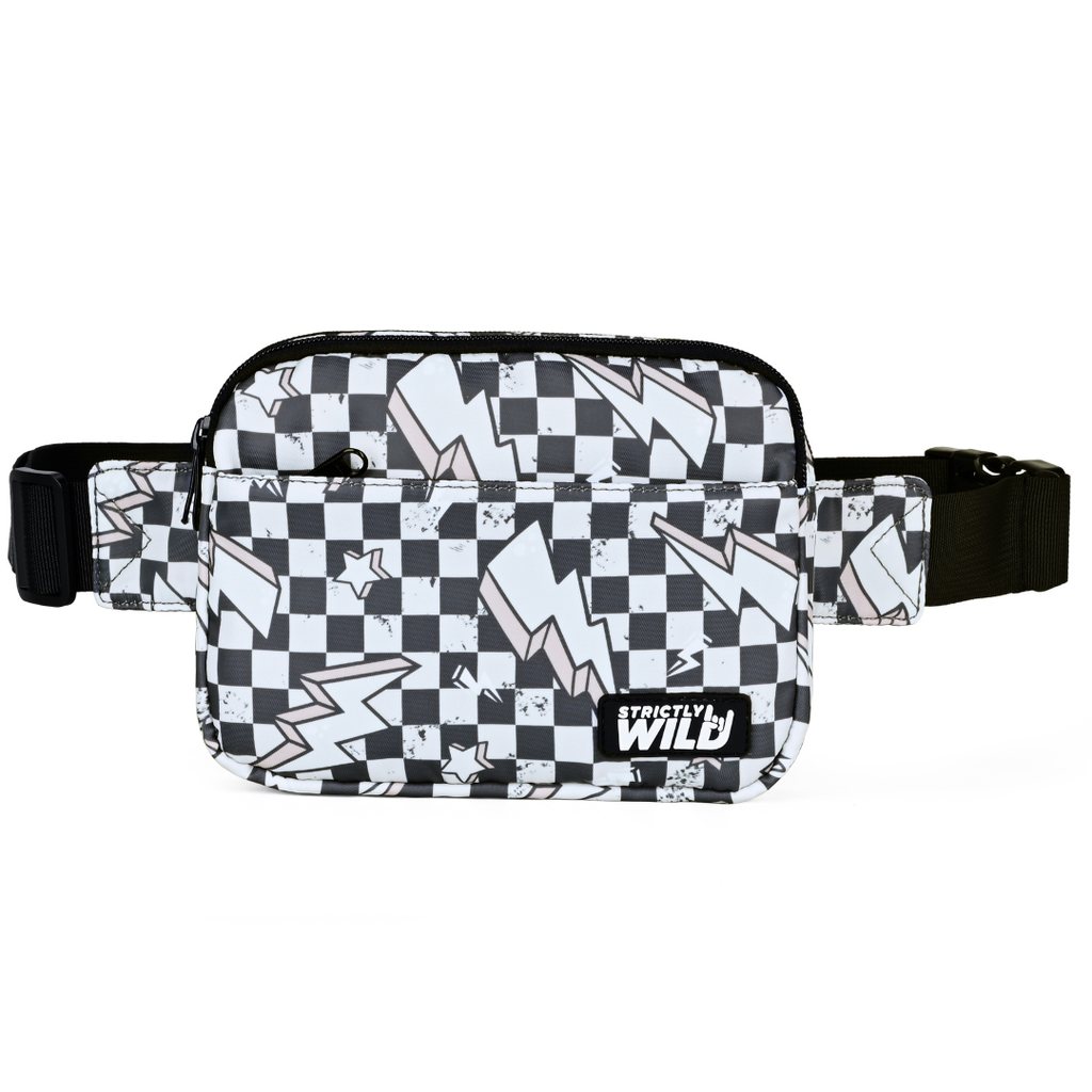 Lightning Checker Cross Body Bag