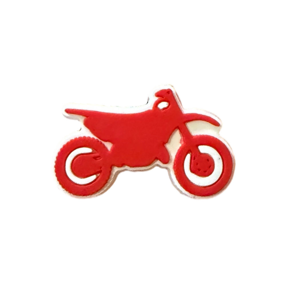 Dirt Bike Croc Charm