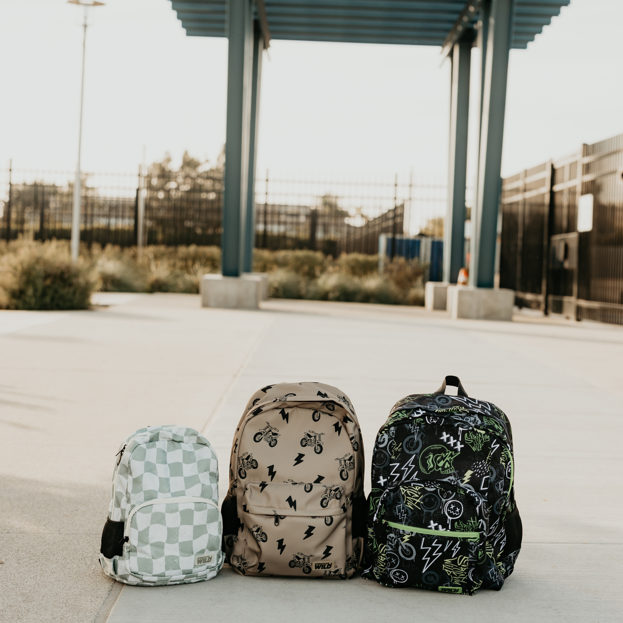 Neon Ride On Backpacks