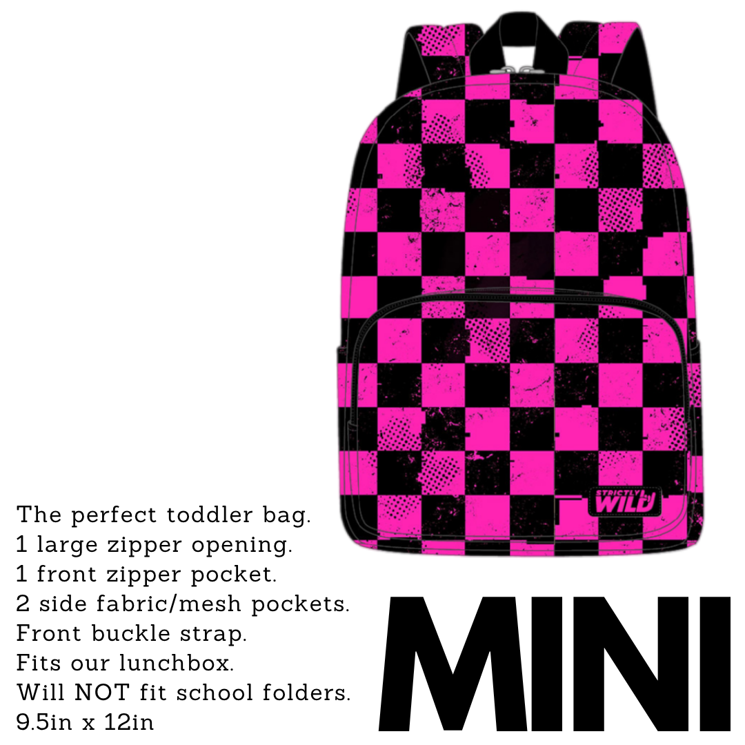 Pit Stop Pink Backpacks