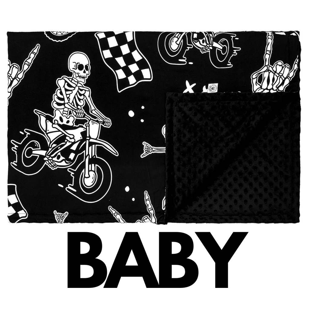 Bikes N Bones Blanket / BABY