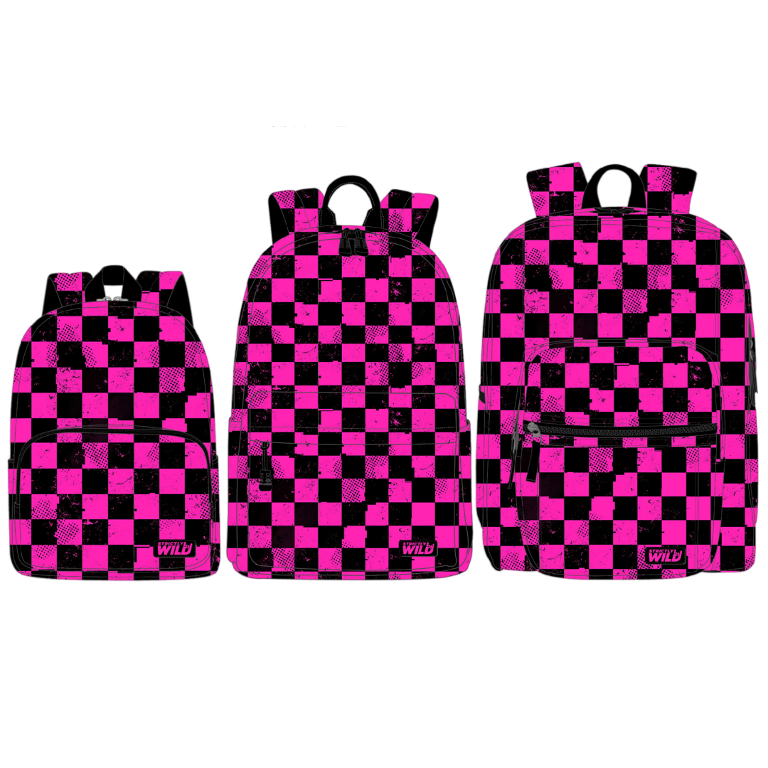 Pit Stop Pink Backpacks