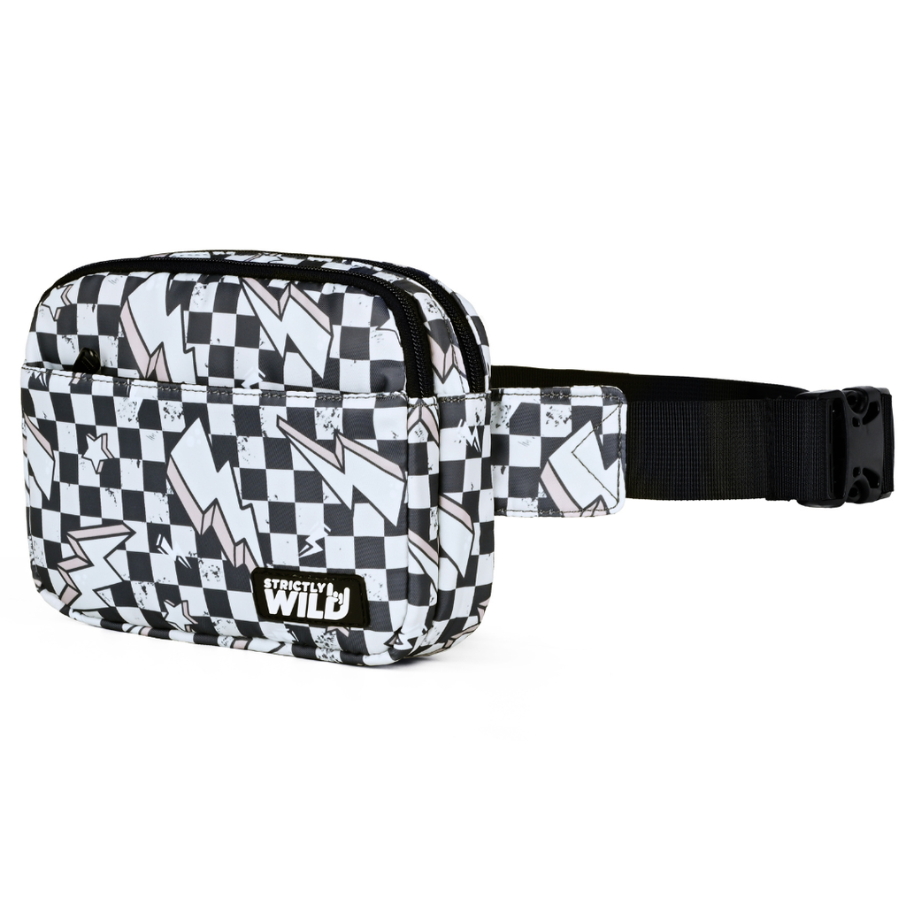Lightning Checker Cross Body Bag