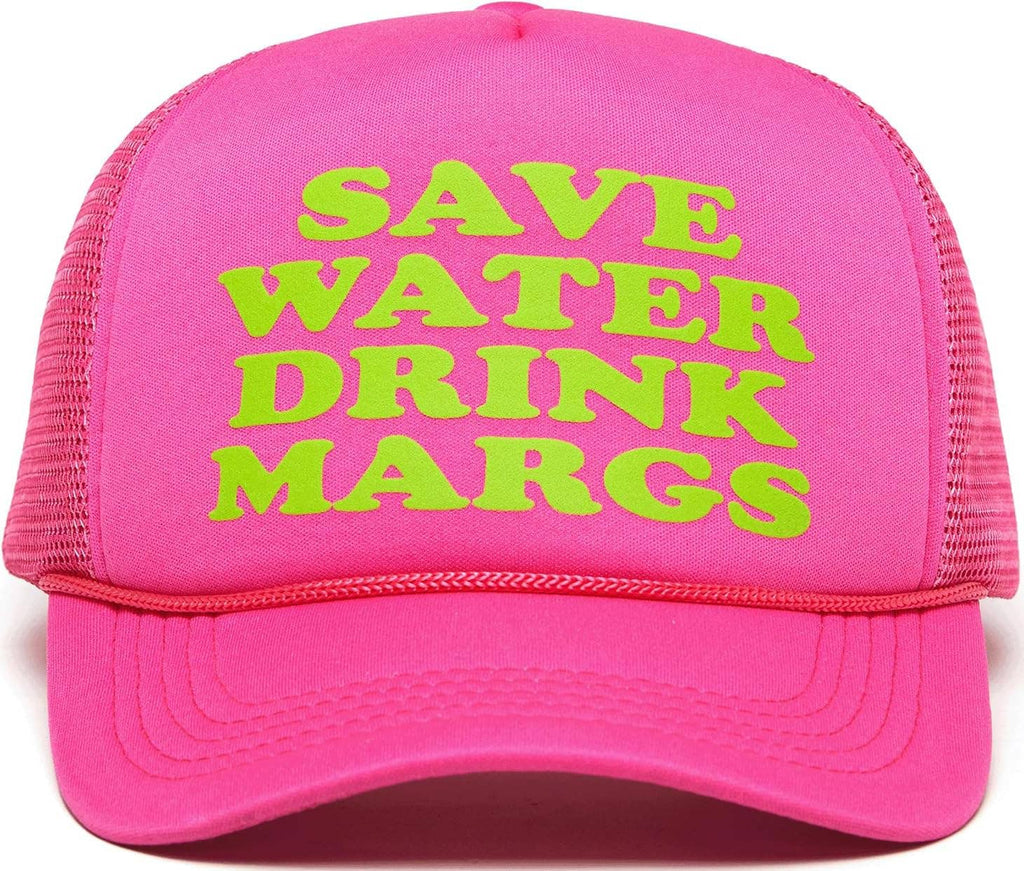 Foam Trucker - Save Water Drink Margs (Hot Pink)