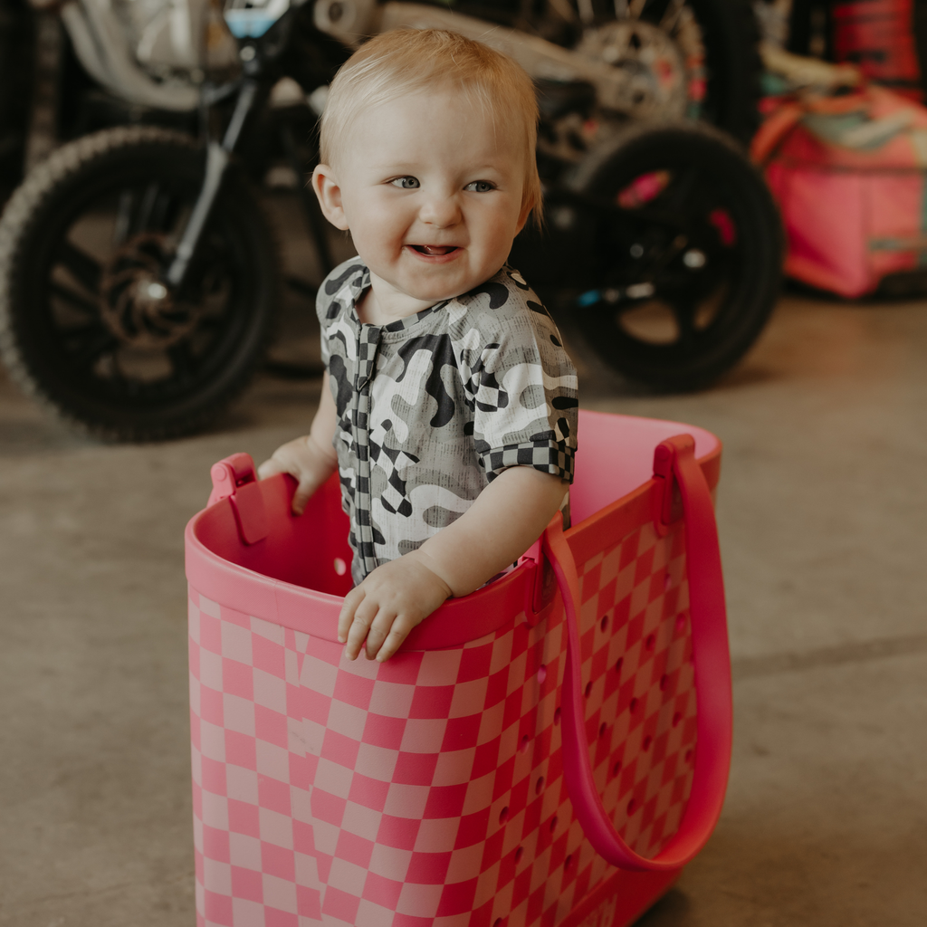 Speedy Pink Moto Tote