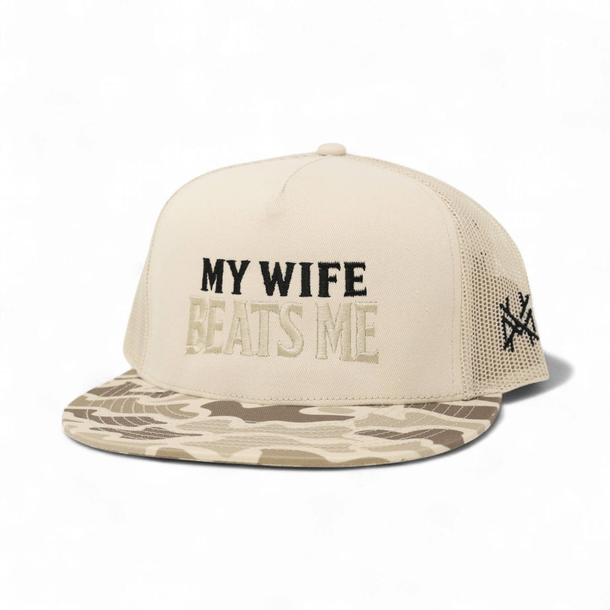 My Wife Beats Me Trucker Hat