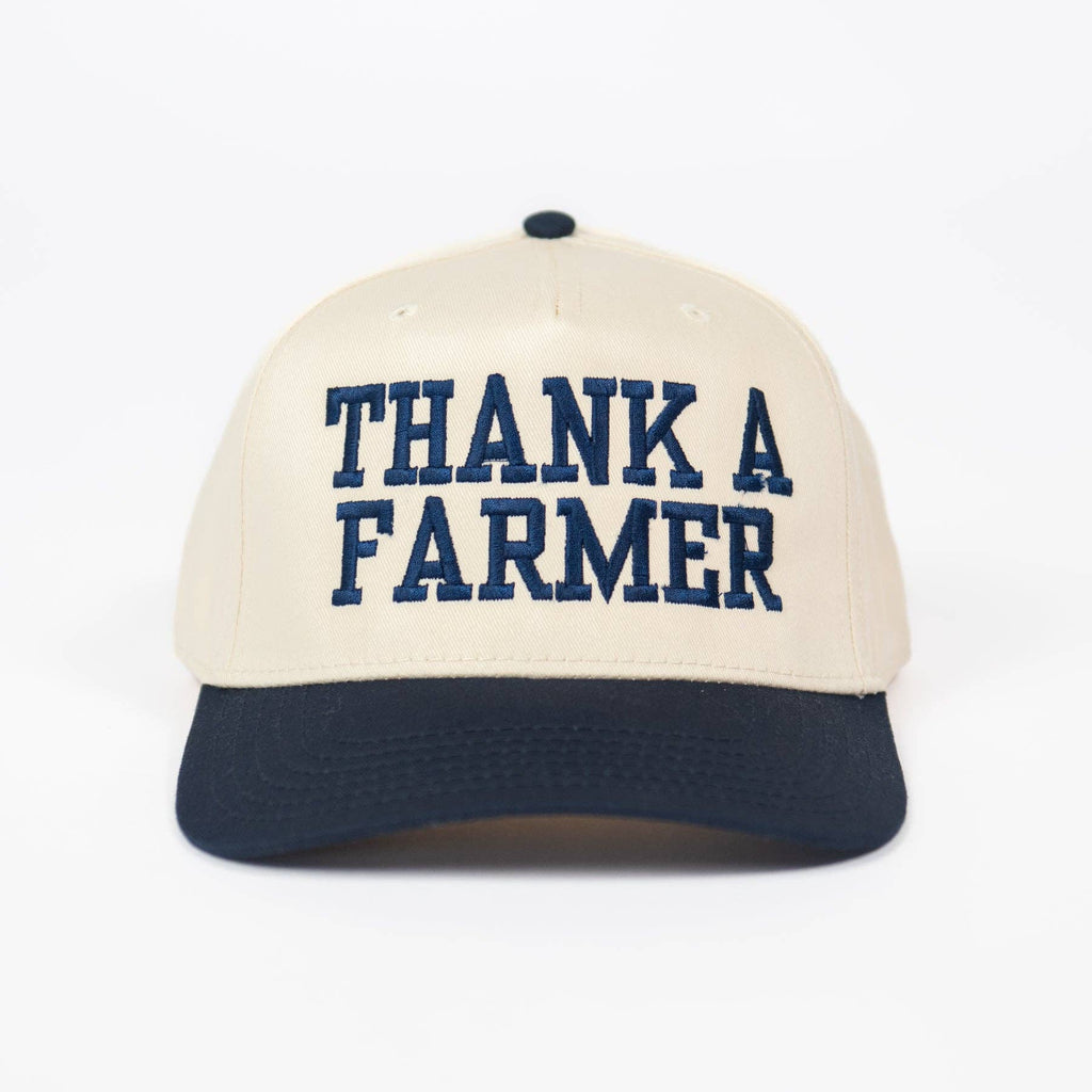 'Thank A Farmer' Embroidered Trucker Hat