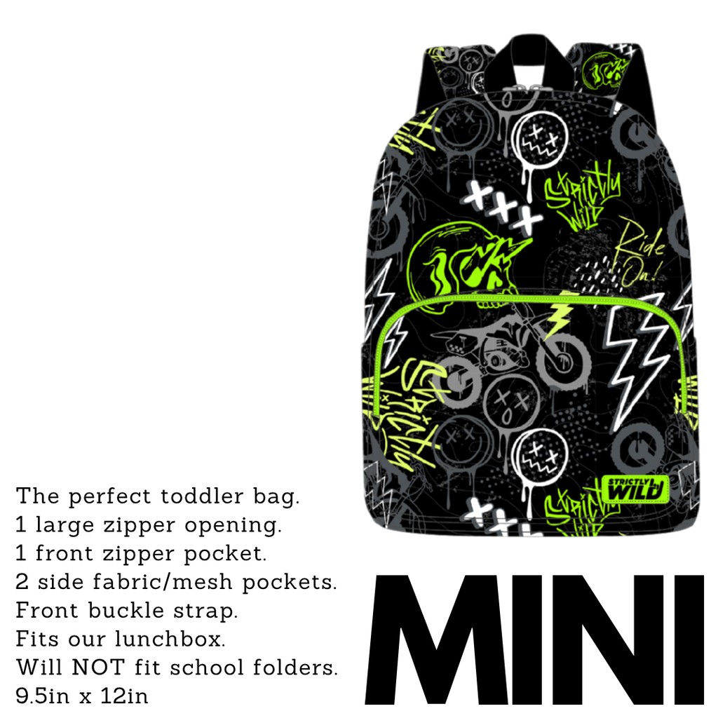 Neon Ride On Backpacks