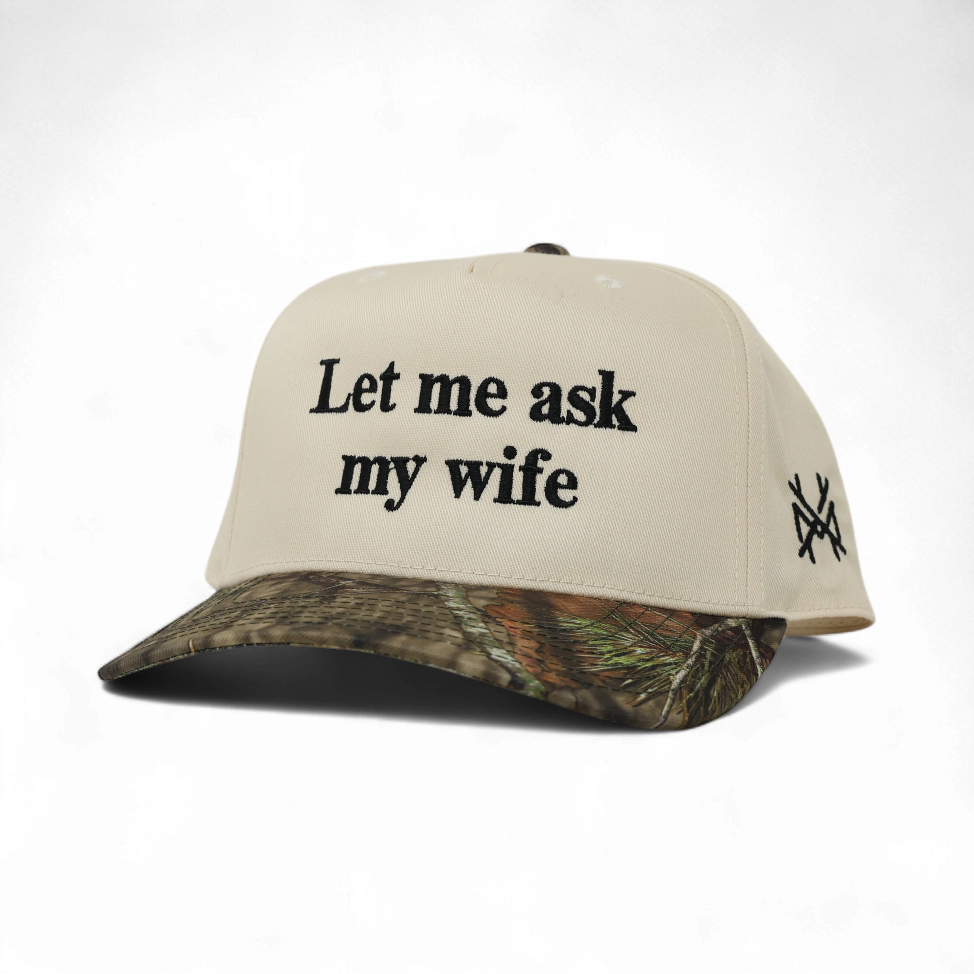 Let Me Ask My Wife Trucker Hat