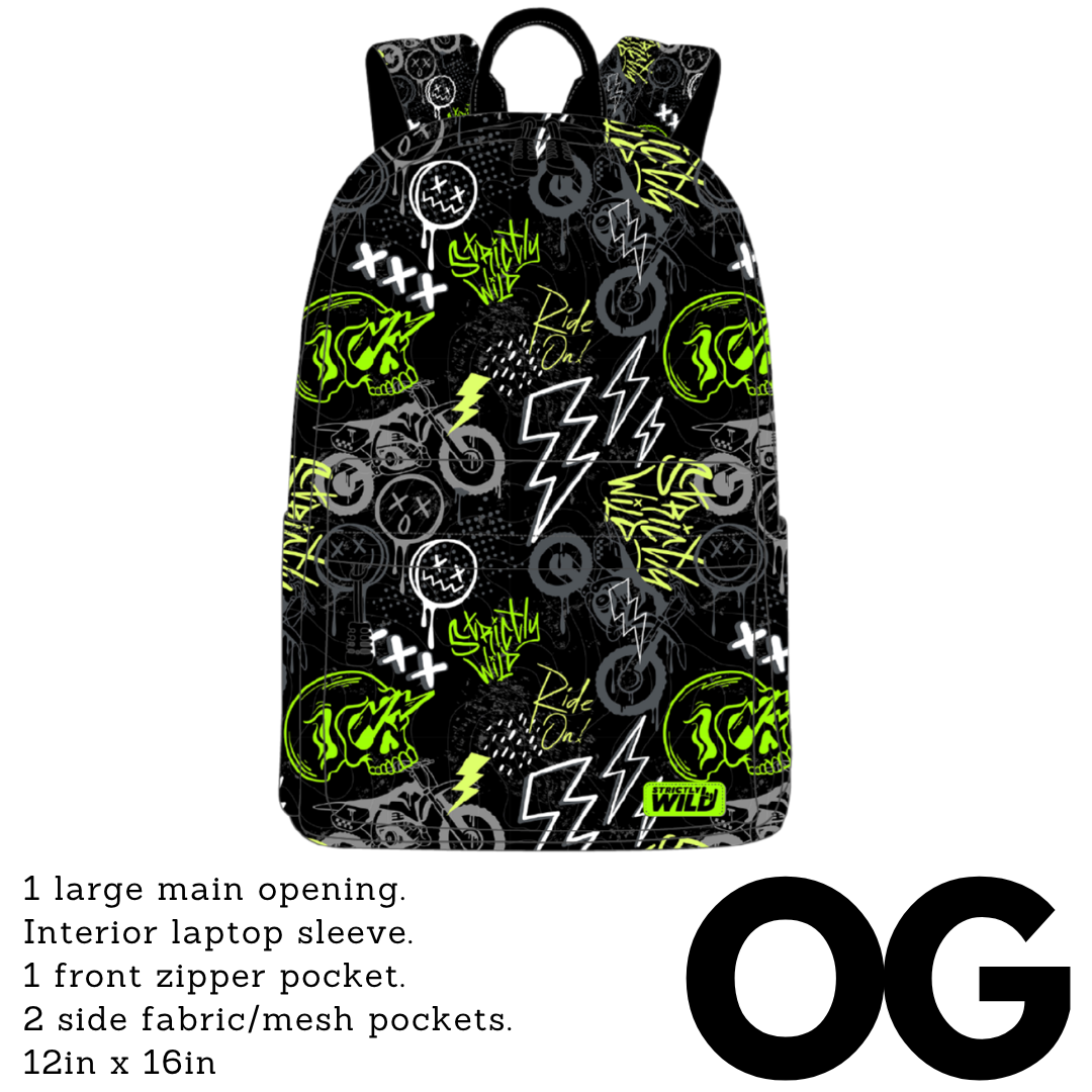 Neon Ride On Backpacks