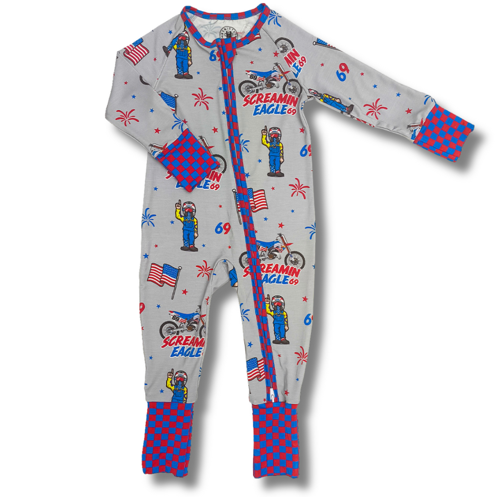 Ronnie Mac Zip up pajamas