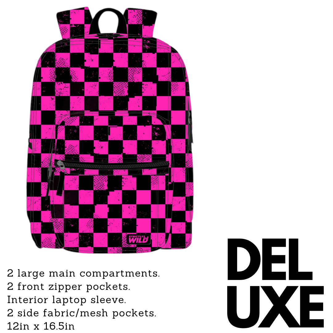 Pit Stop Pink Backpacks