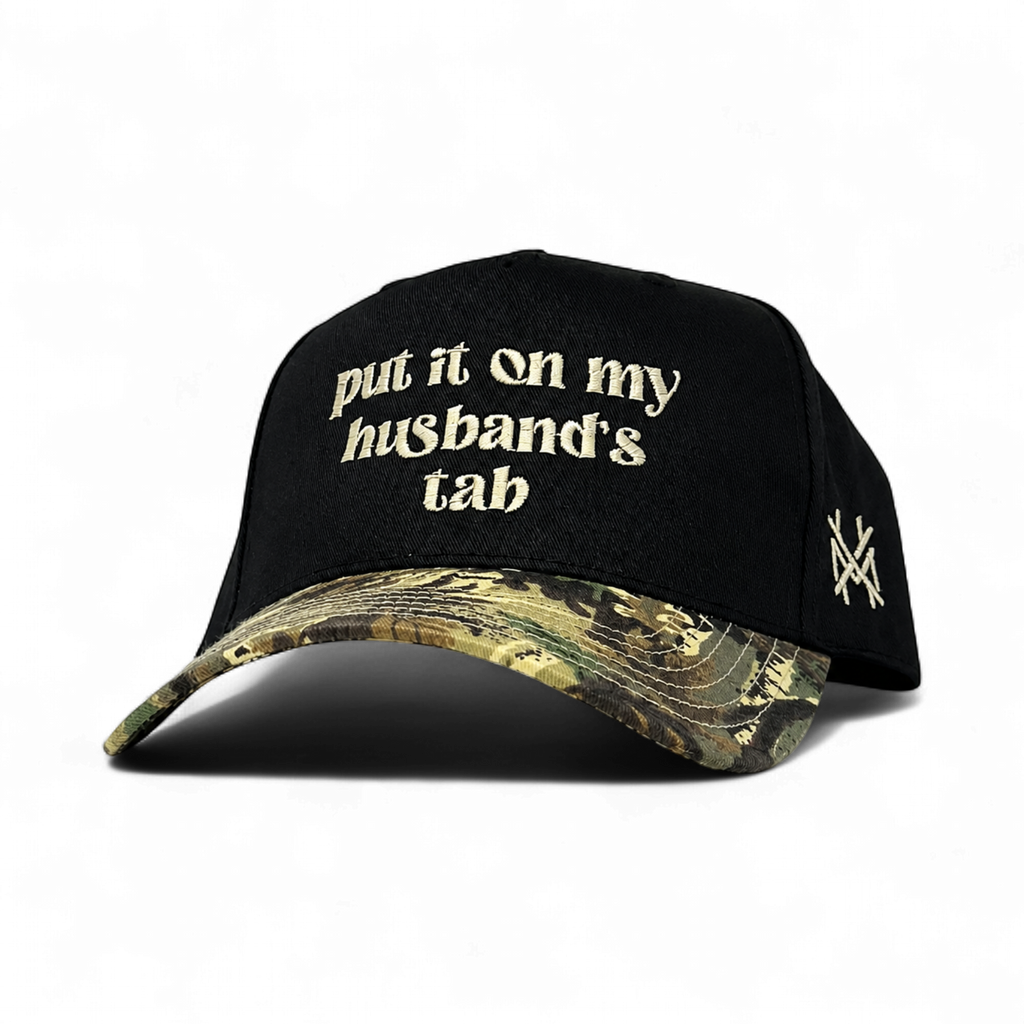 Put it on my Husband's Tab Trucker Hat