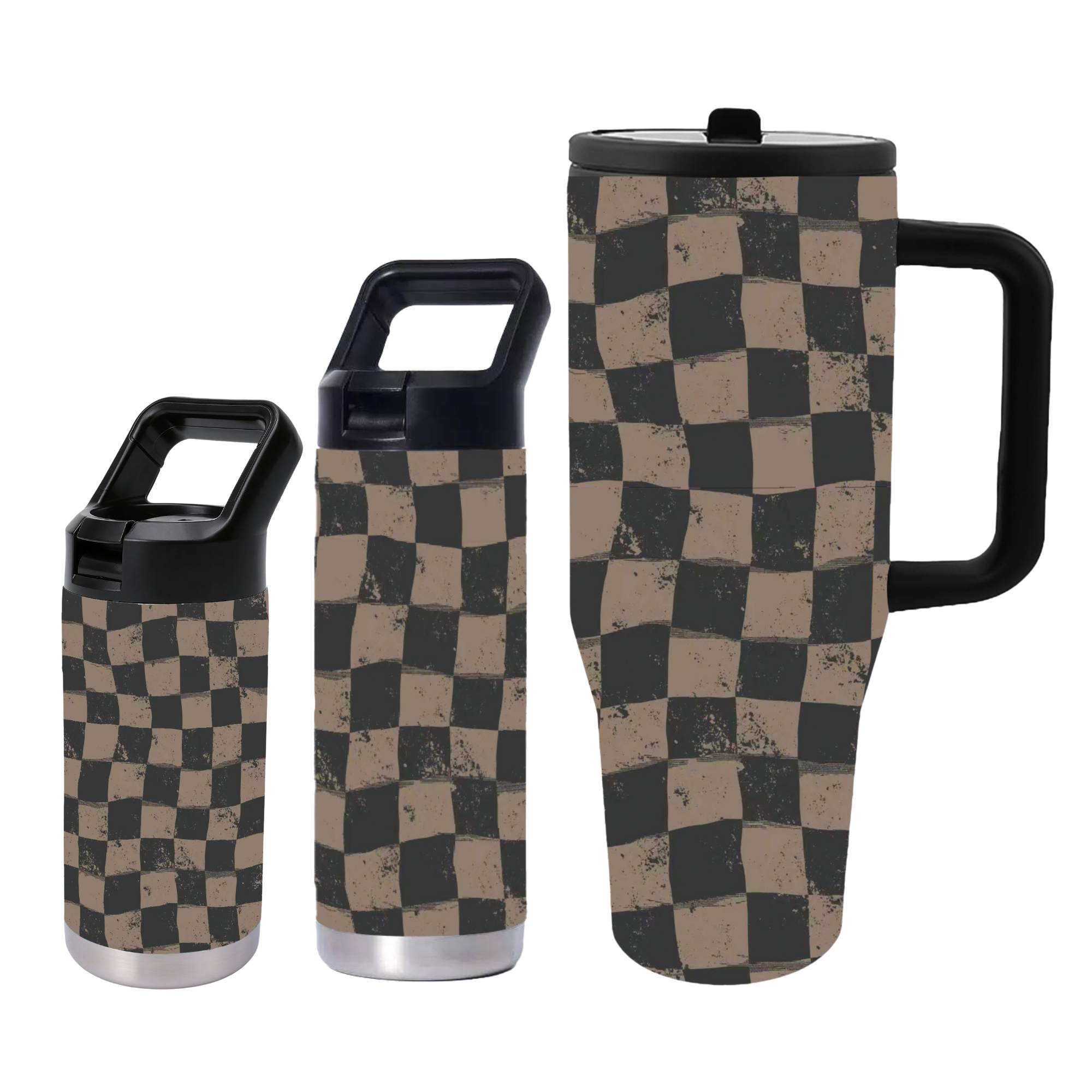 Grunge Grid Cups