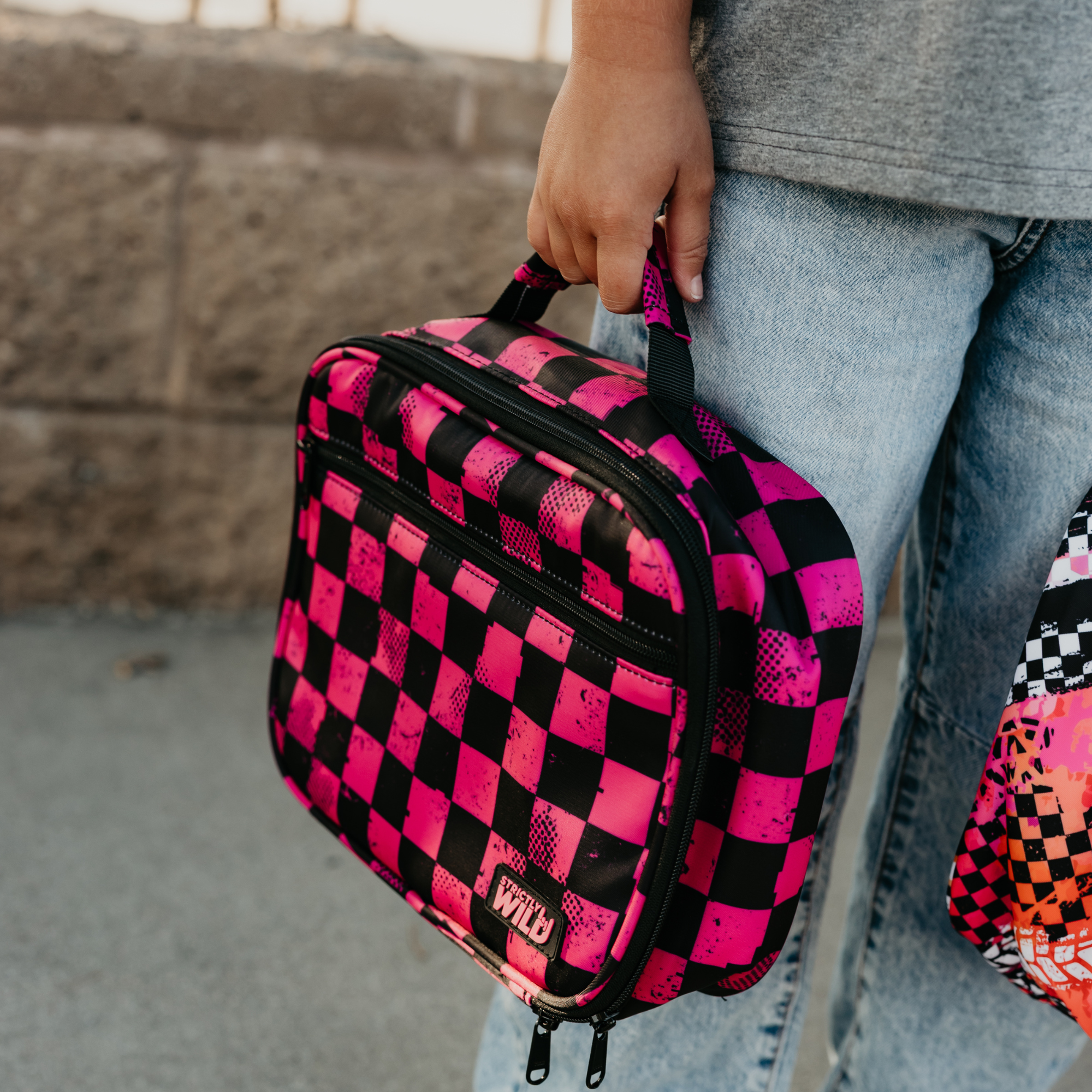 Pit Stop Pink Lunchbox